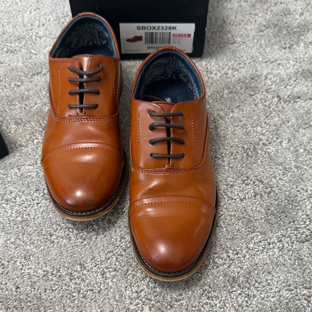 Tan Oxfords for boys
